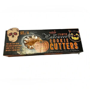 NIB Williams Sonoma Halloween Stamped Cookie Cutters- Set of 4